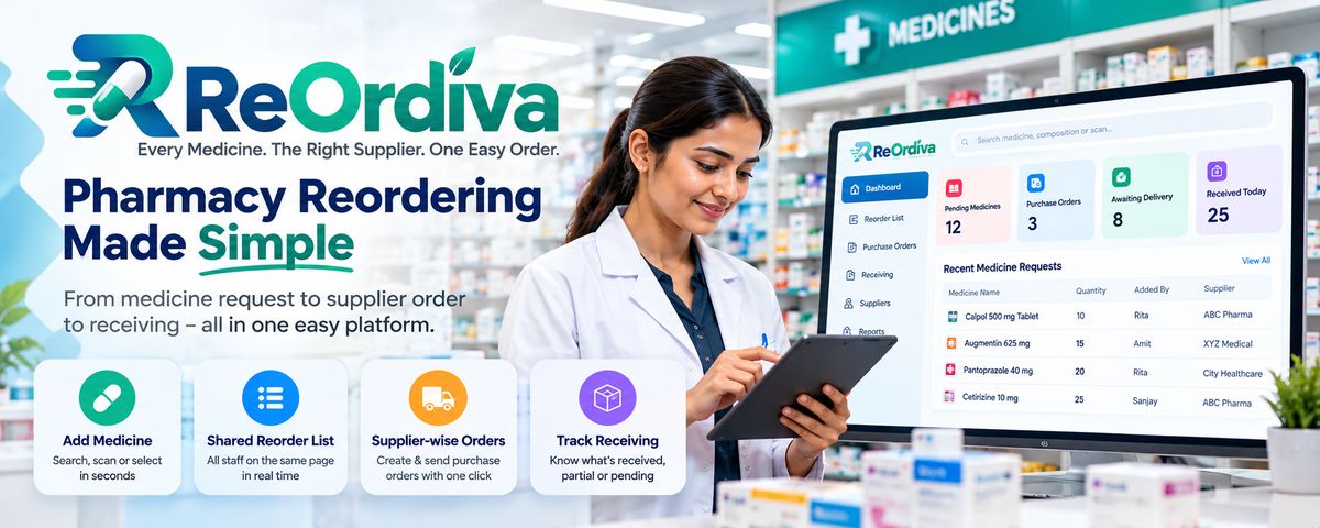 ReOrdiva — Pharmacy reordering made simple